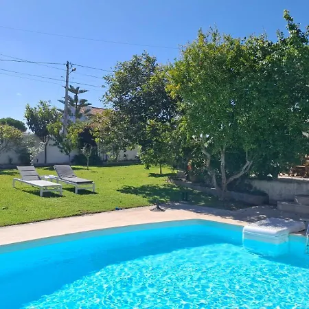 Villa Casa Do Patio - Tres Charmante 12 Personnes 5ch Avec Piscine Sao Bartolomeu dos Galegos e Moledo